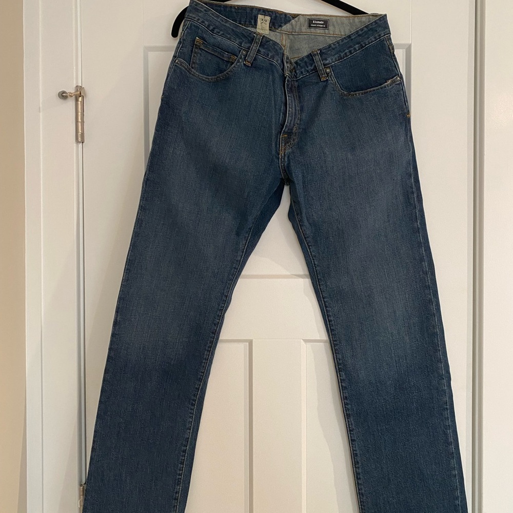 Volcom Men's Kinkade Blue Straight-Leg Jeans
